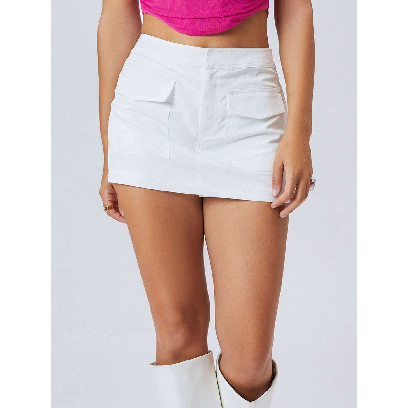 Cider white mini skort | size 14