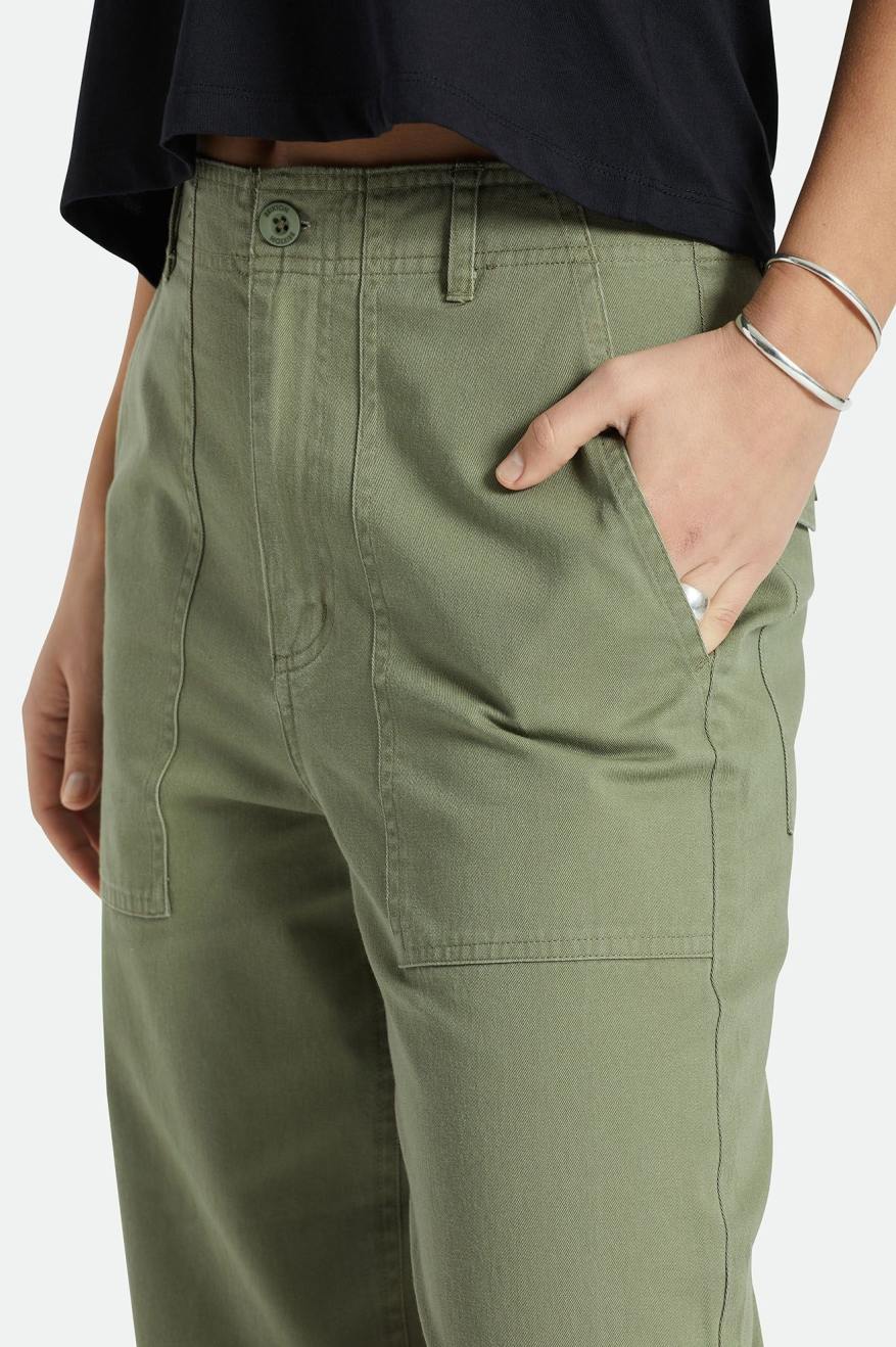 Brixton khaki cargo pants | size 12