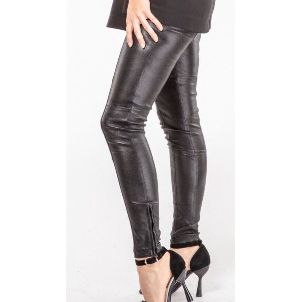 Sass & Bide black leather pants | size 6 - RRP $379