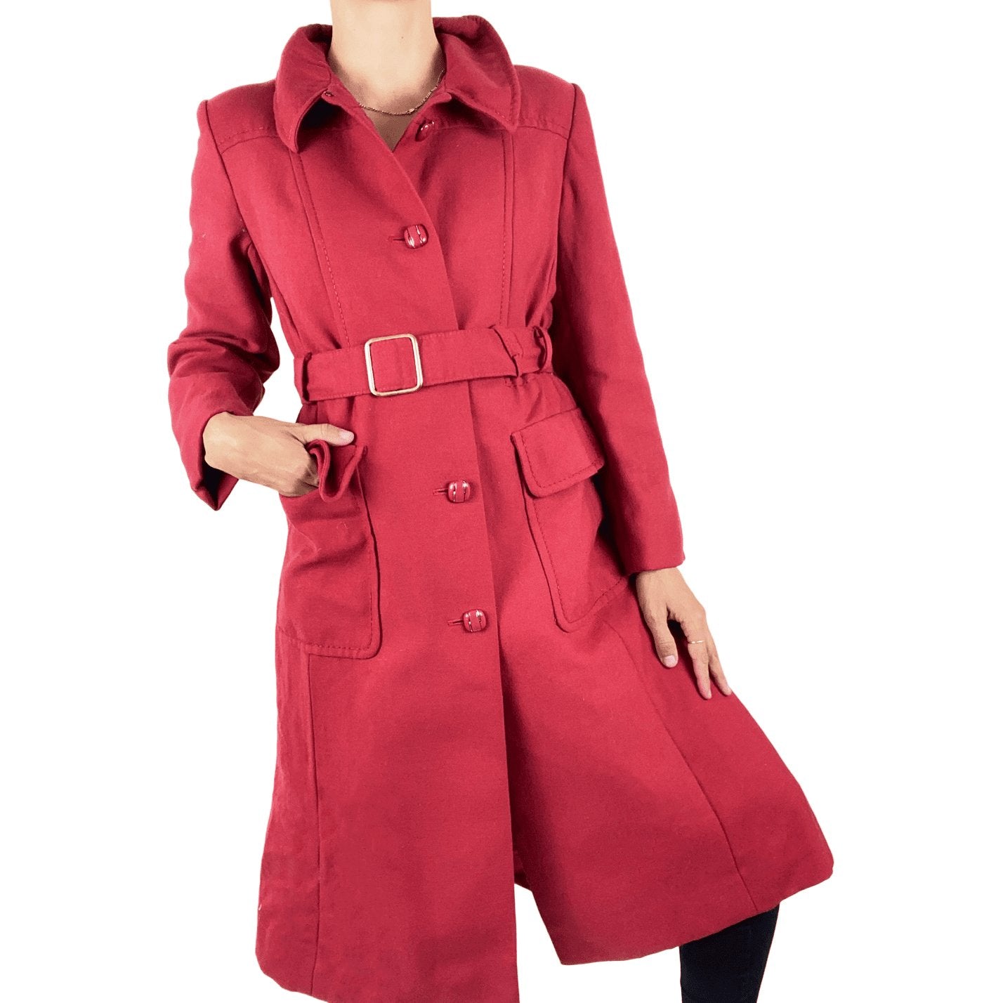 Alta Moda vintage wool coat | size 8