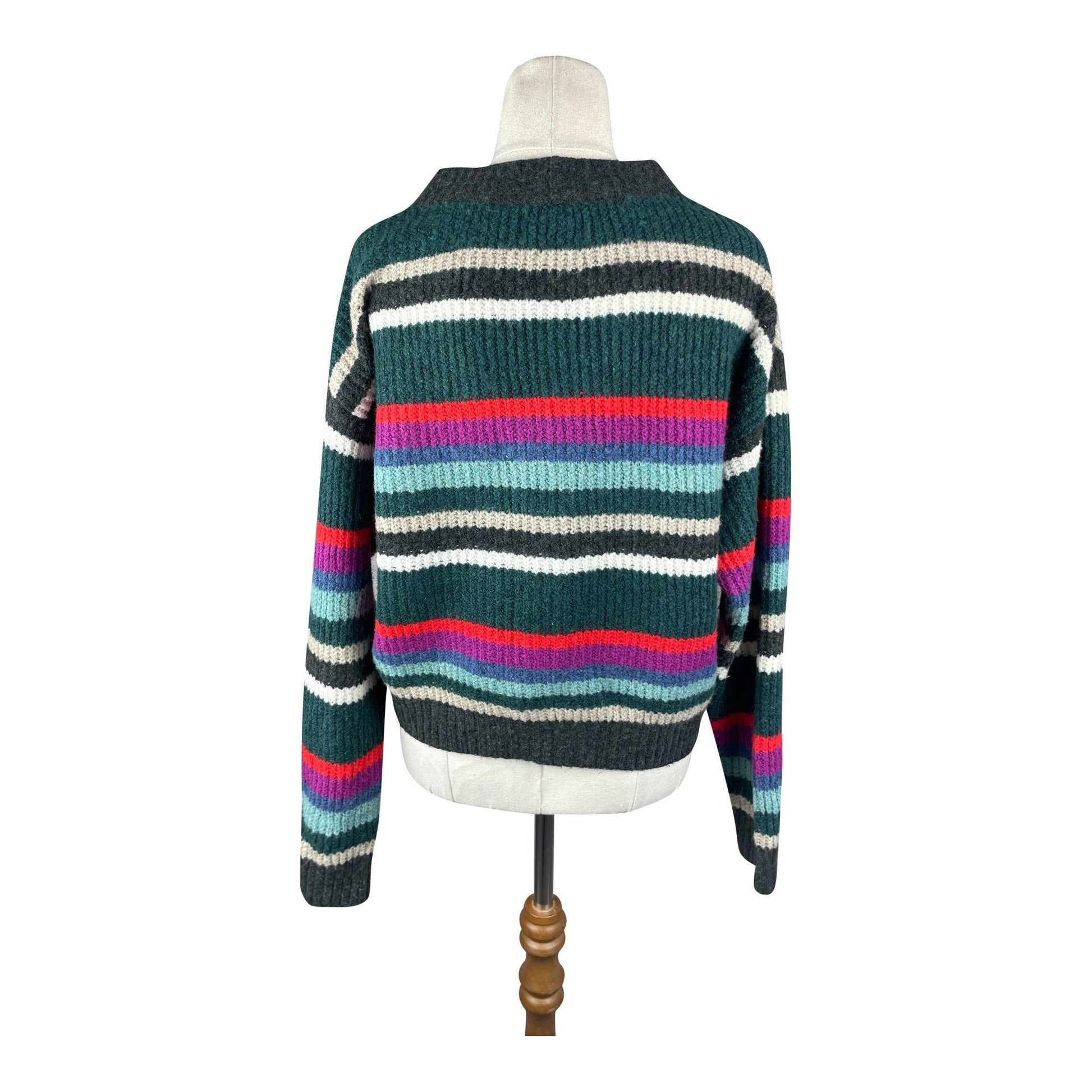 American Eagle multi coloured stripe jumper | size 8