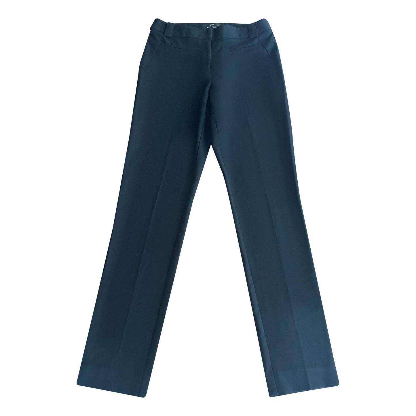 Cue straight leg black trousers | size 6