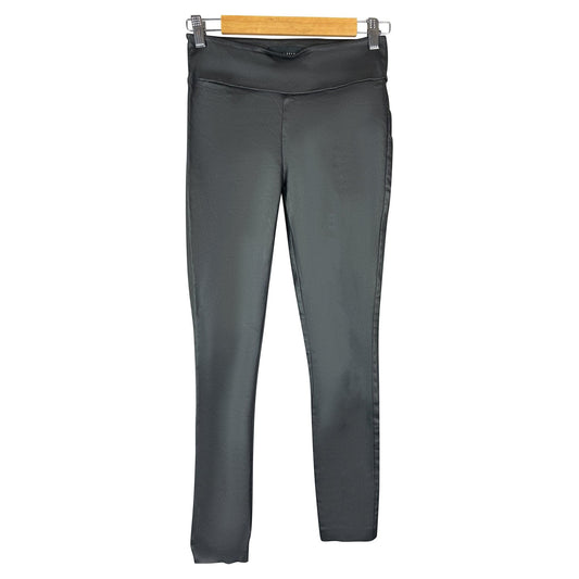 Decjuba black leather look pants | size 10