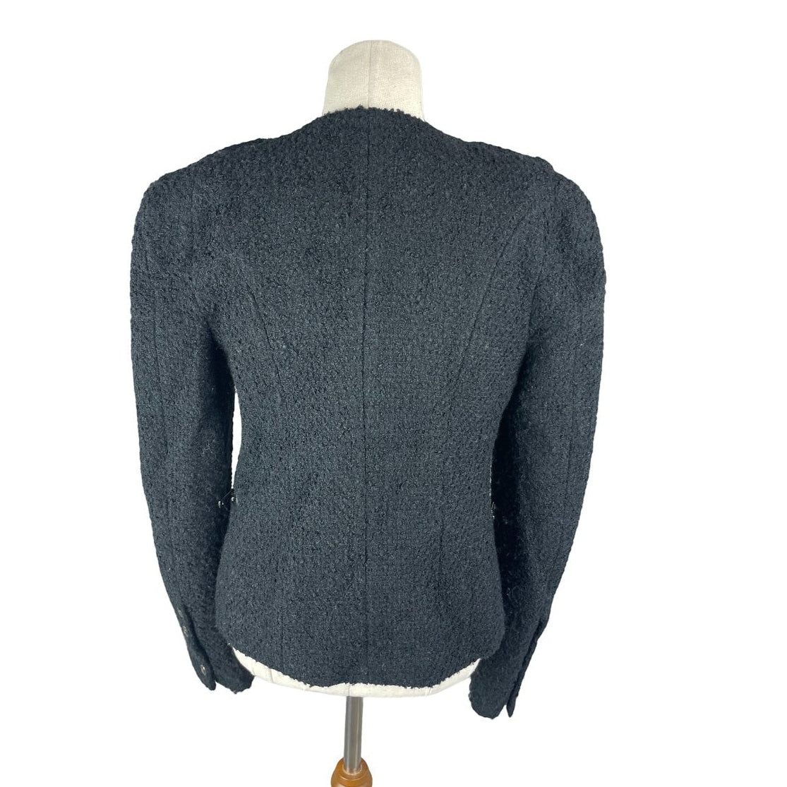 Decjuba black wool jacket | size 8-10