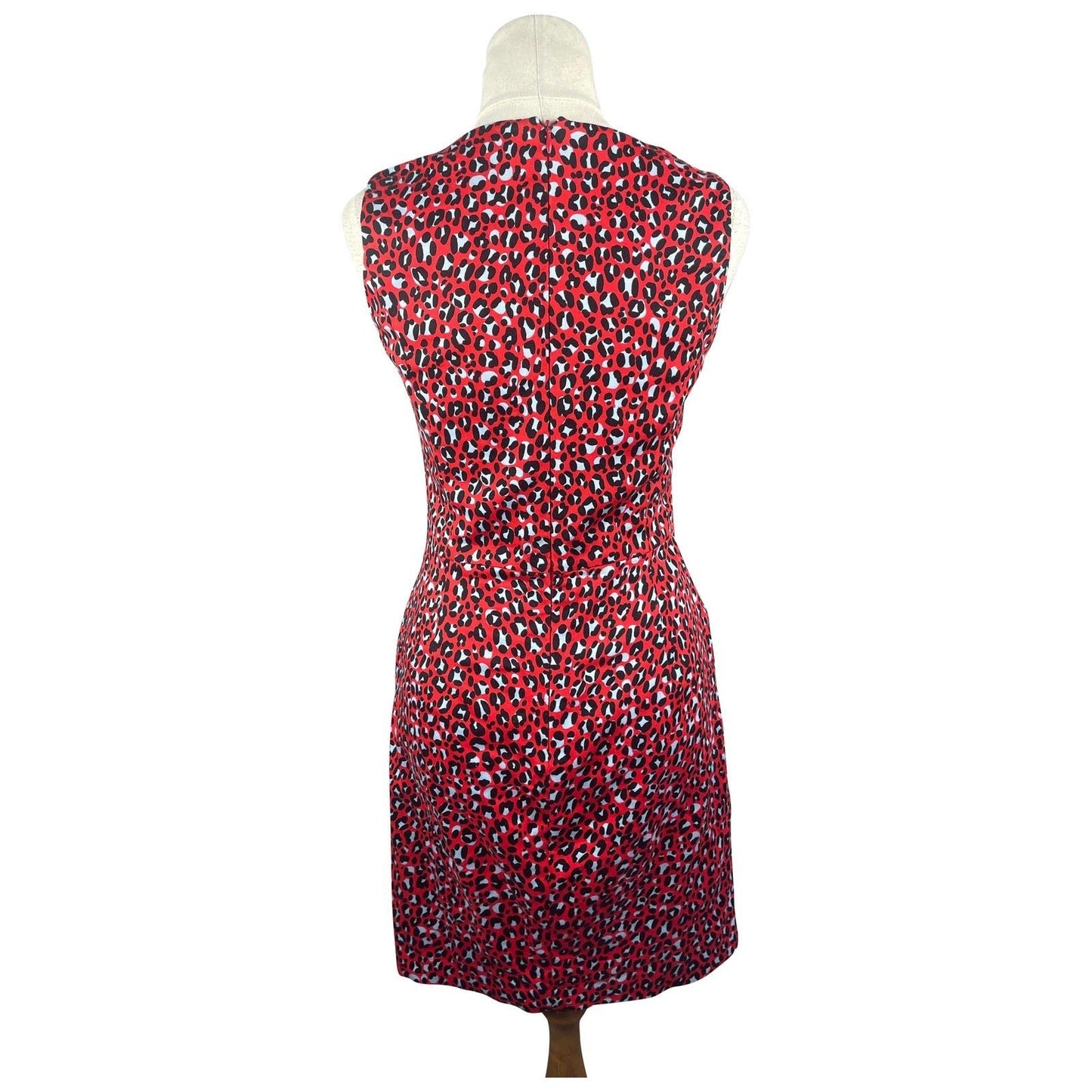 Espirit red cheetah print dress | size 8