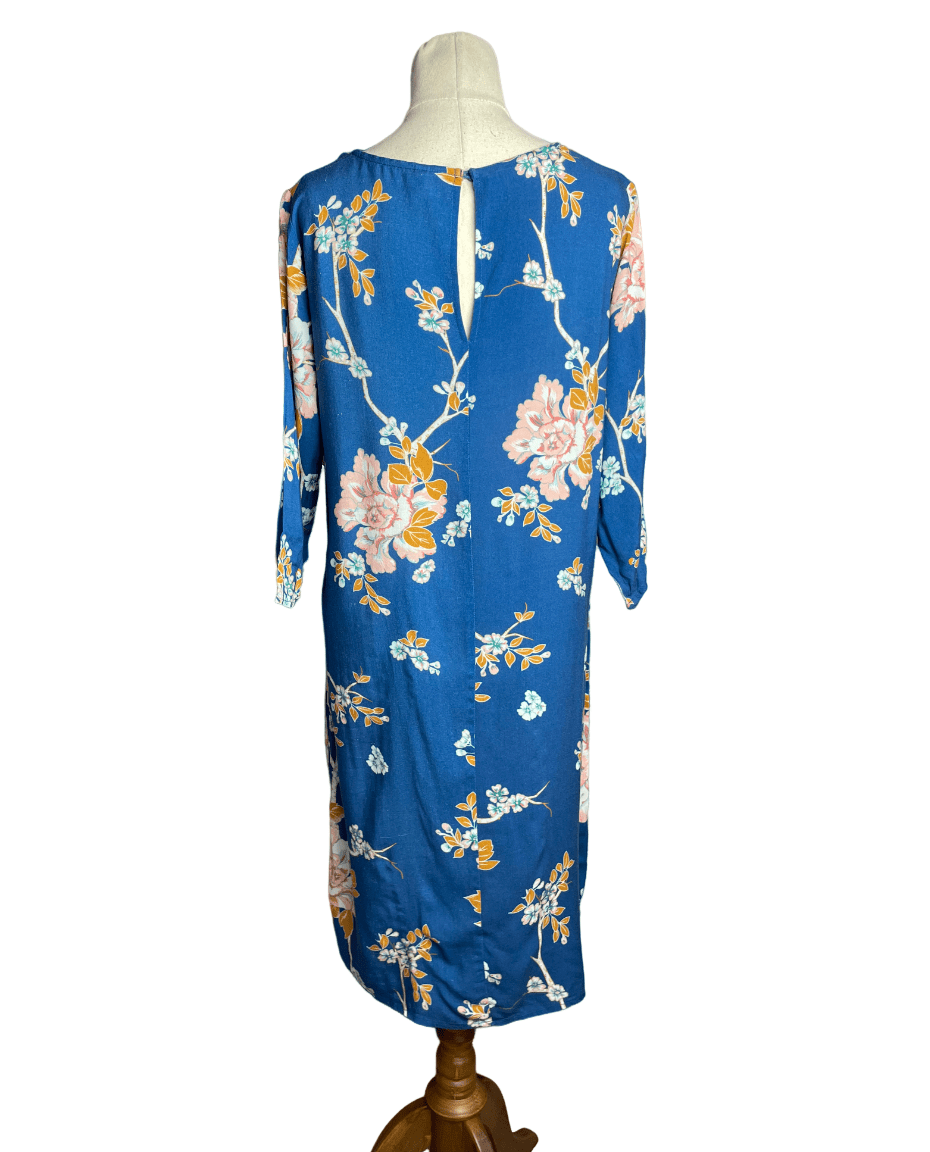 Esplanade blue flower dress | size 10