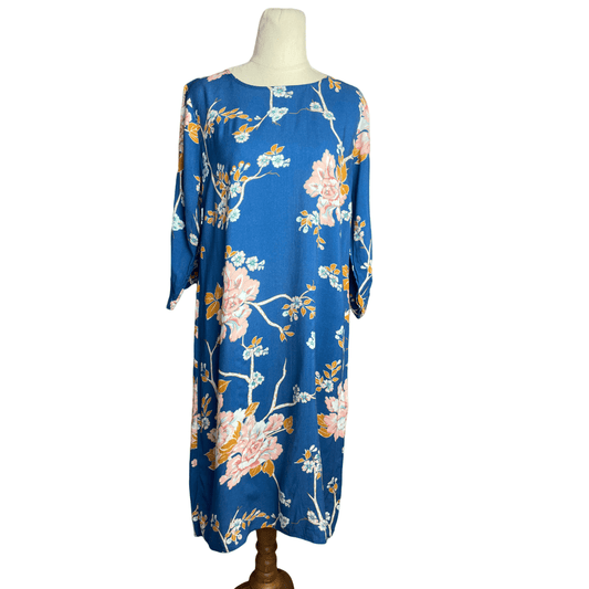 Esplanade blue flower dress | size 10