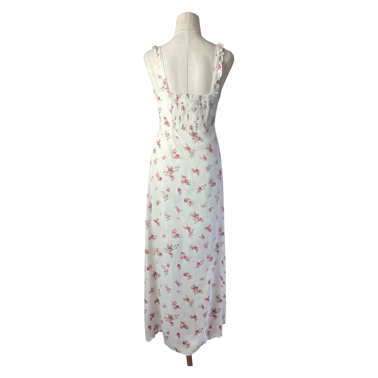 NEW - Forever New petite white dress w/ floral pattern | size 8 | RRP $149.99