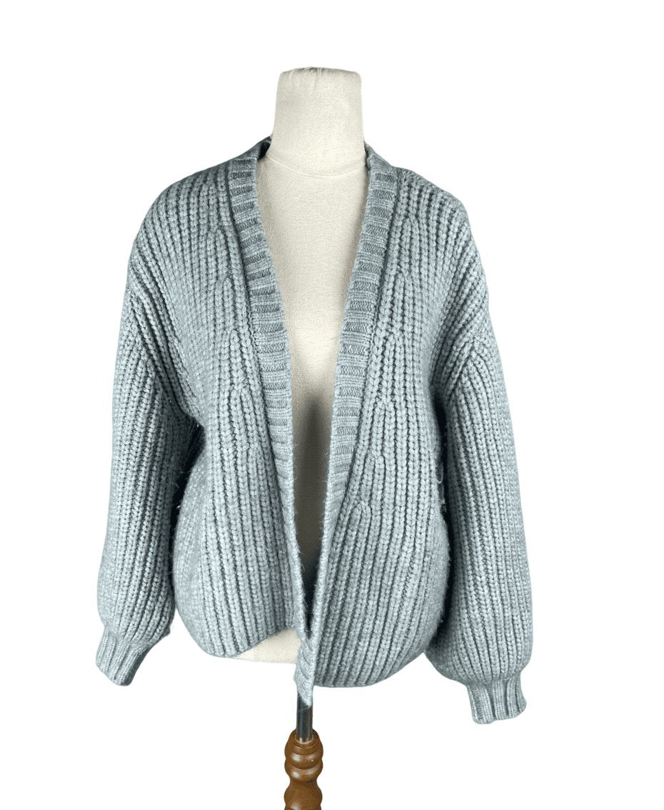 Glassons grey knit cardigan | size 8-10