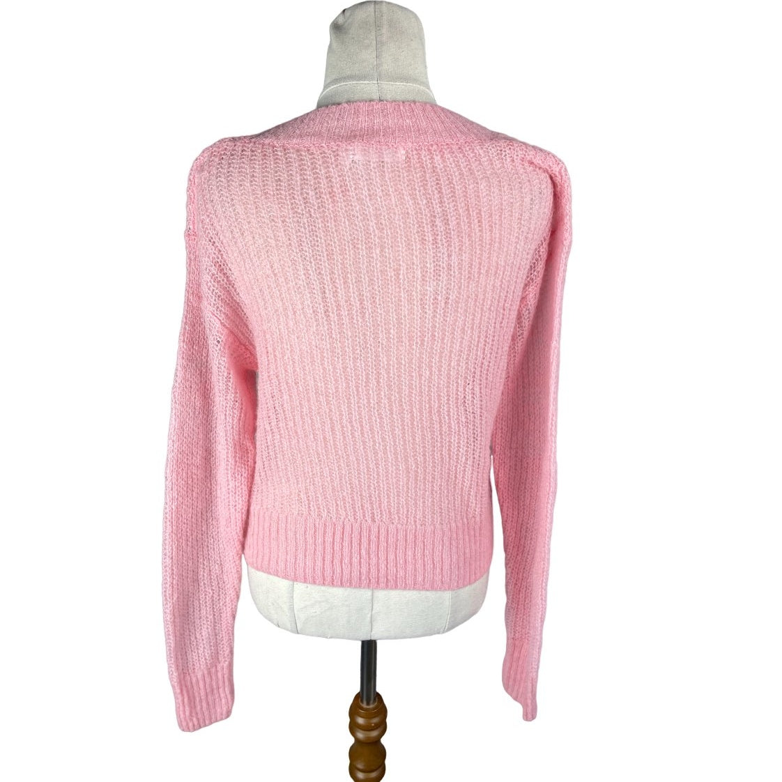 Glassons wool blend pink knit jumper | size 6-8