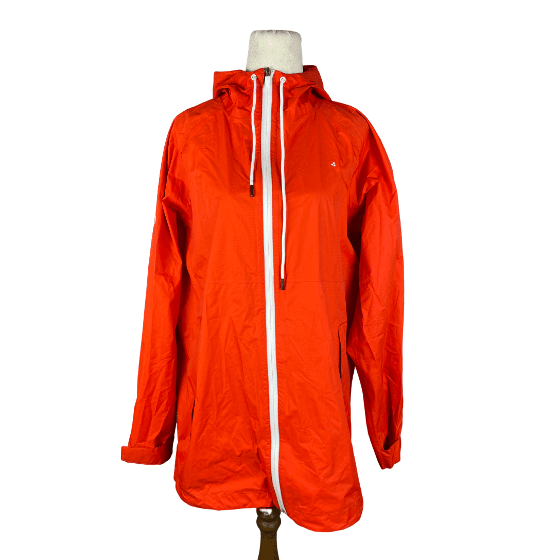 Huffer orange rain coat | size 8