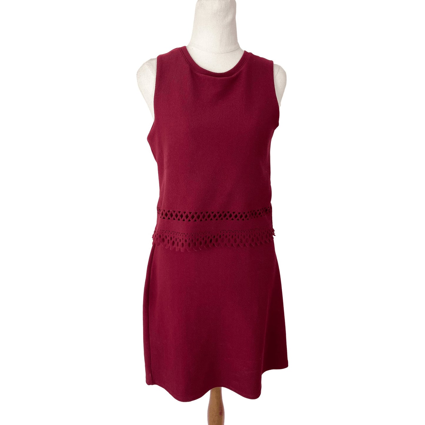 Miss Selfridges red midi dress | size 10