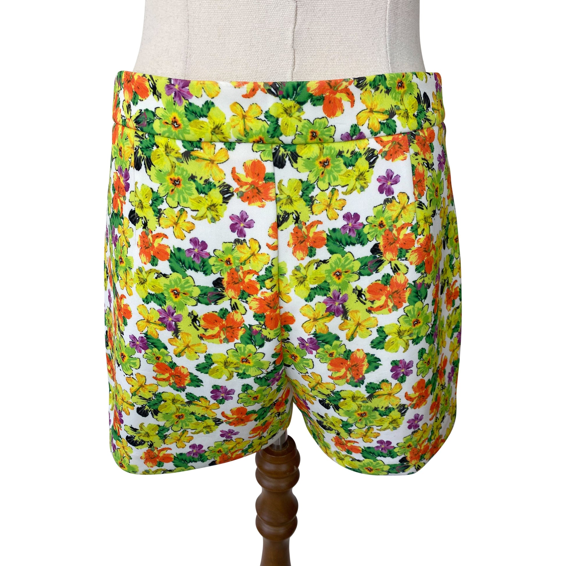 Zara floral high waist shorts | size small