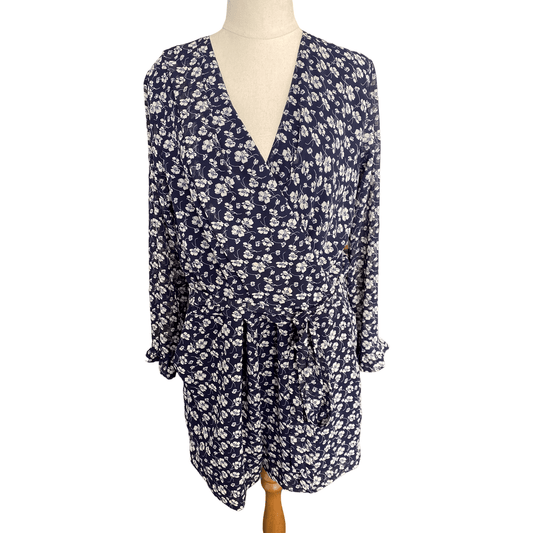 Ruby floral navy playsuit | size 8