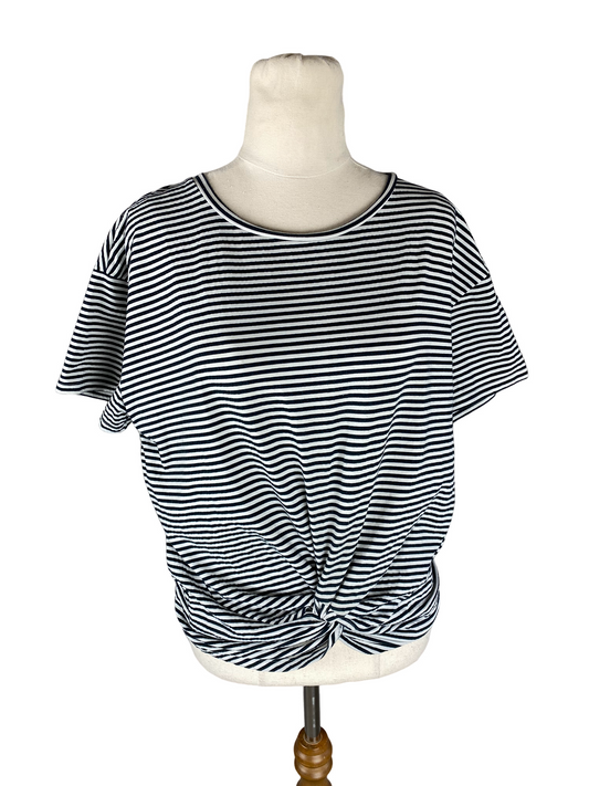 SEED knot stripe tee | size M