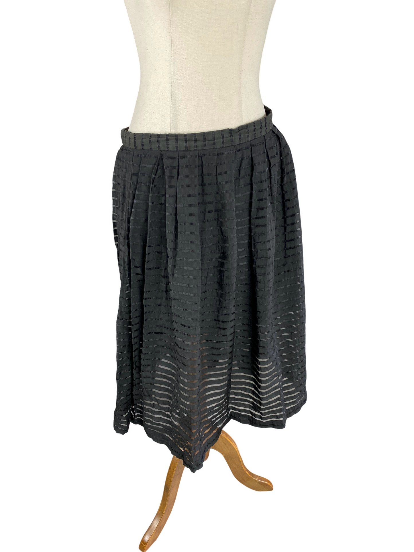 Forever New black midi skirt | size 10