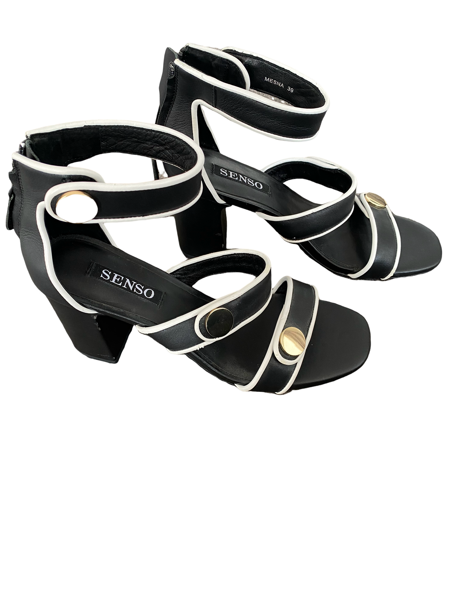 Senso Mesna Ebony Black heels | size 8 or EU 39