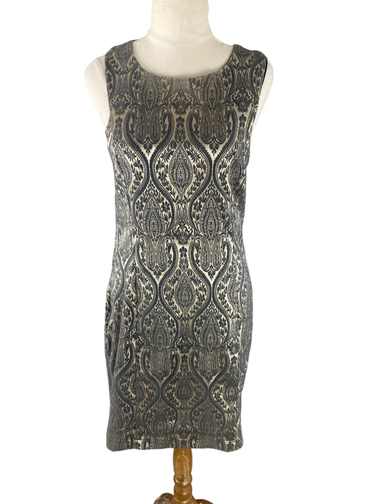 Pagani sleeveless metallic dress | size 14