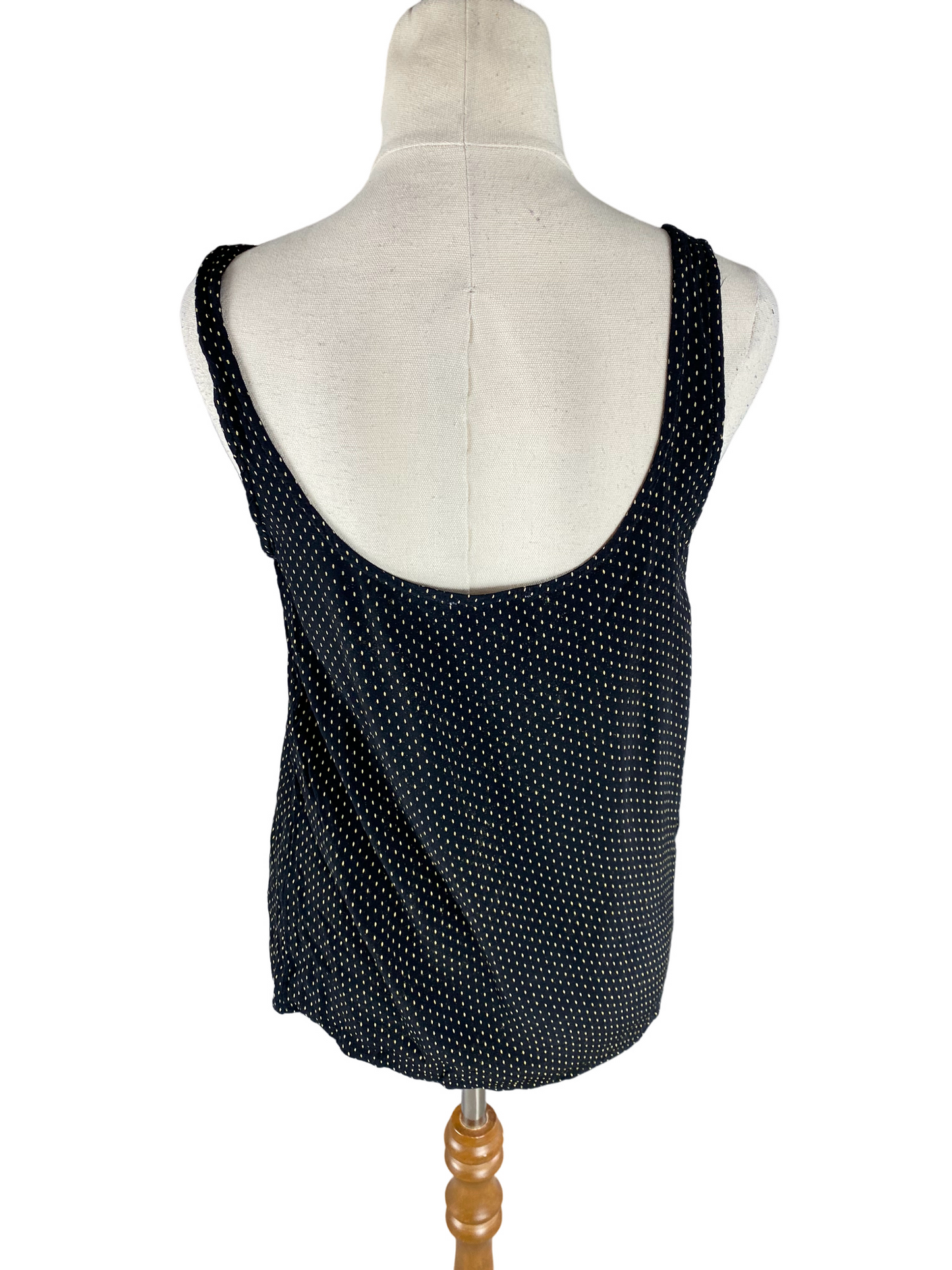 MSCH black spotted sleeveless top | size 8