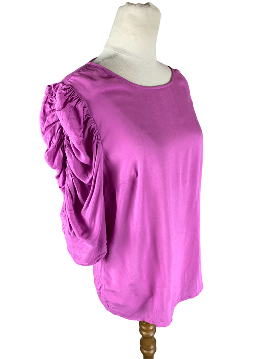 Emerge purple 3/4 sleeve top | size 10