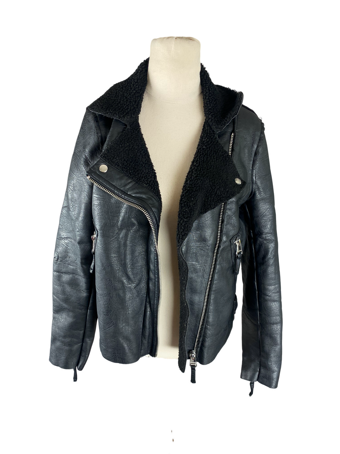 Dotti faux leather jacket | size 12