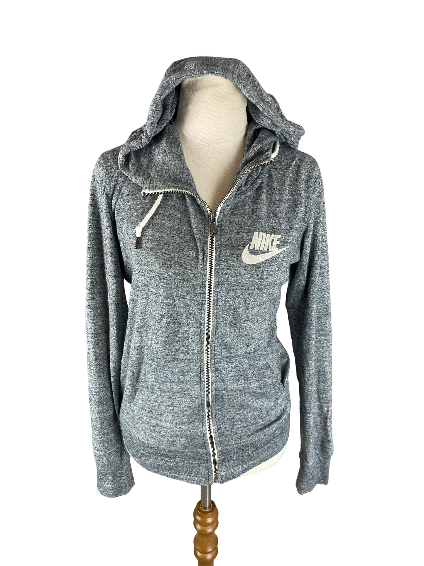 Nike grey zip-up jacket | size small