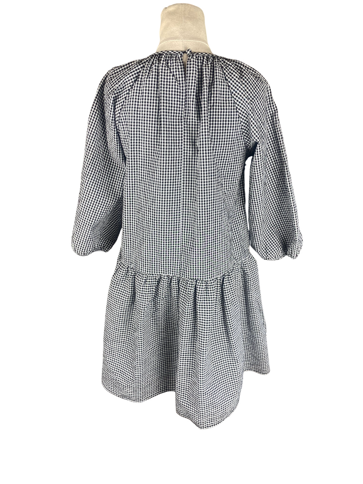 Spirit Gingham b+w dress | size 8