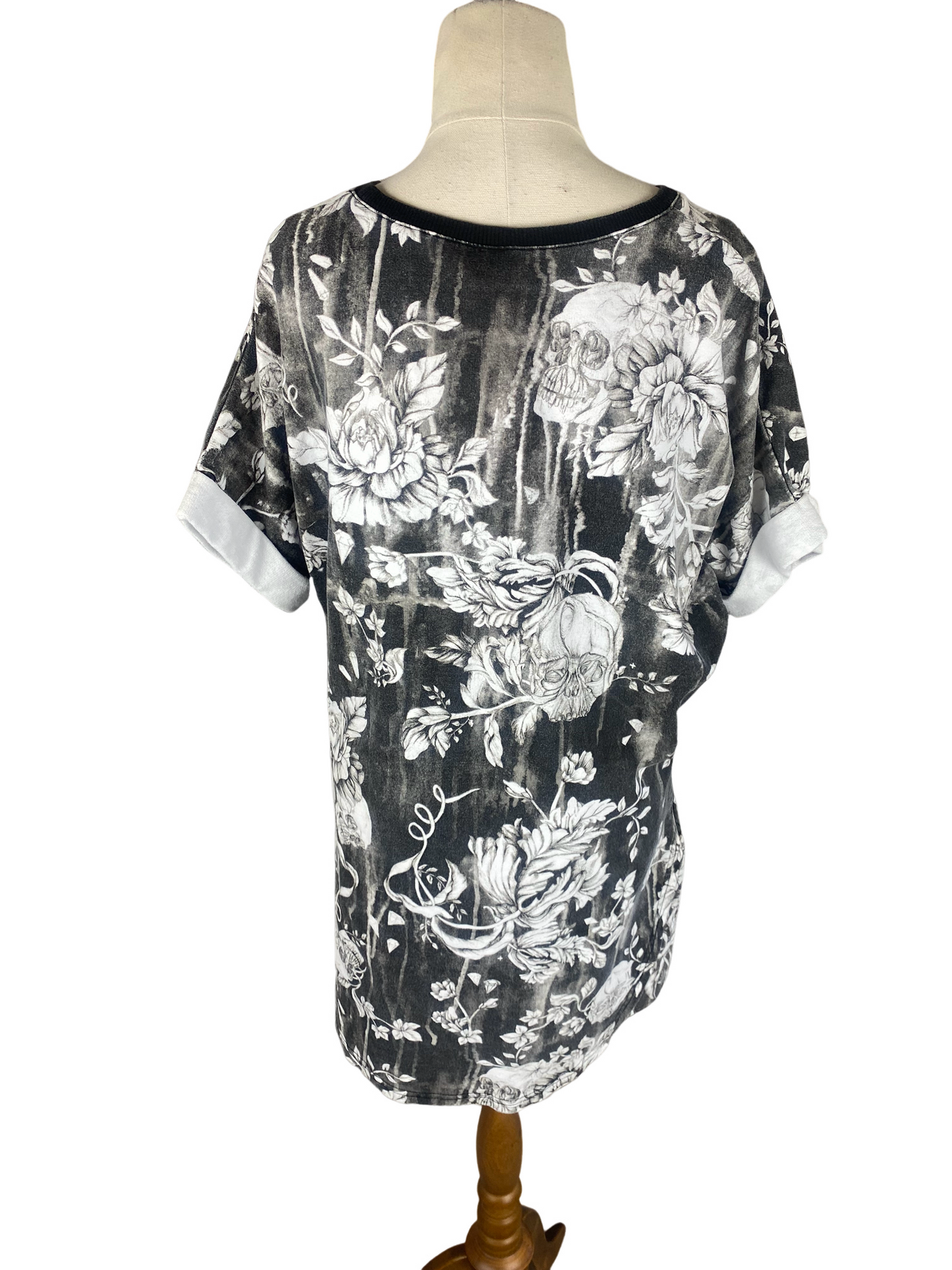 Federation skull short sleeve dress | size 10