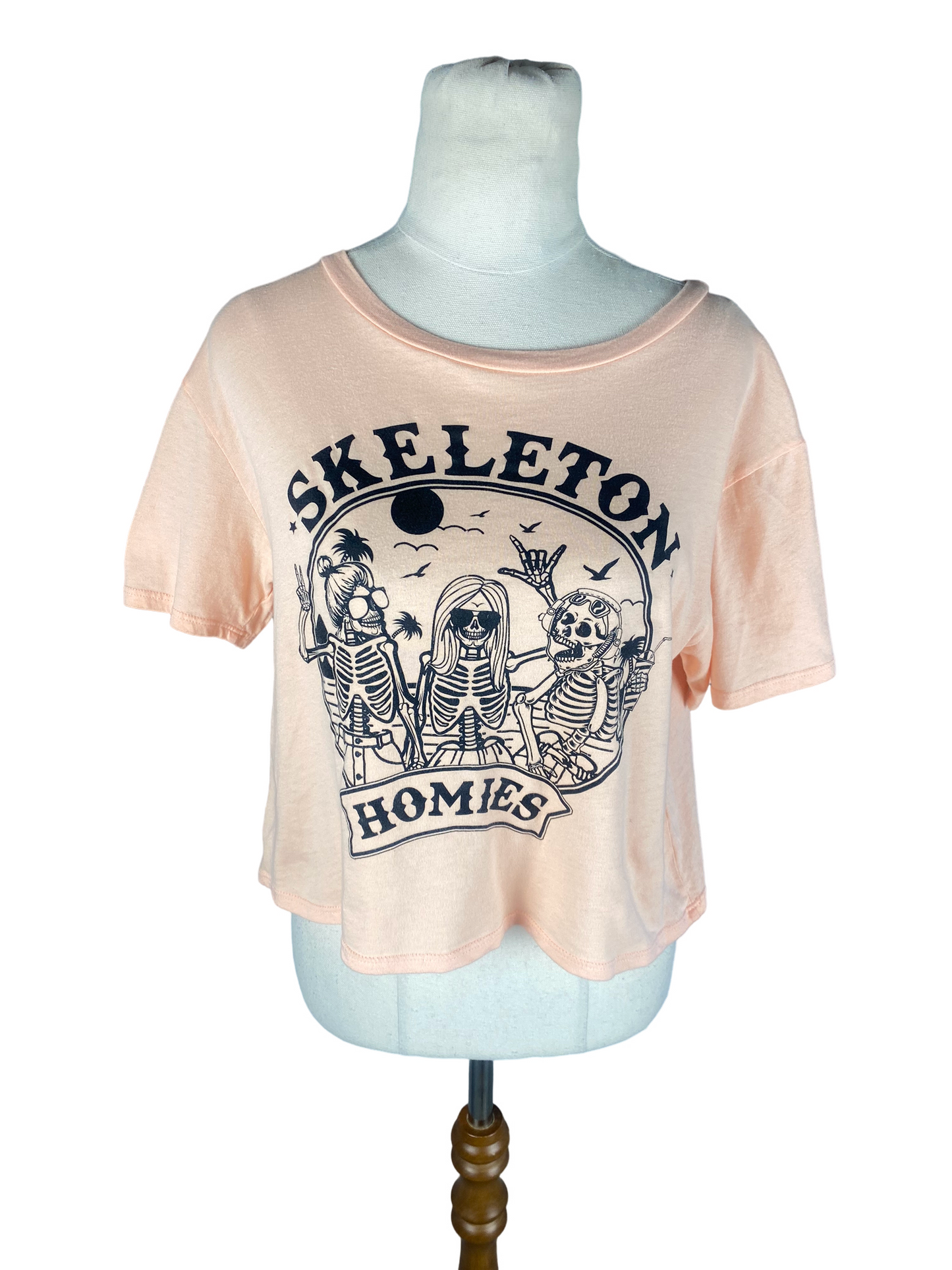 Local Labs Skeleton Homies short sleeve top | size 8-10