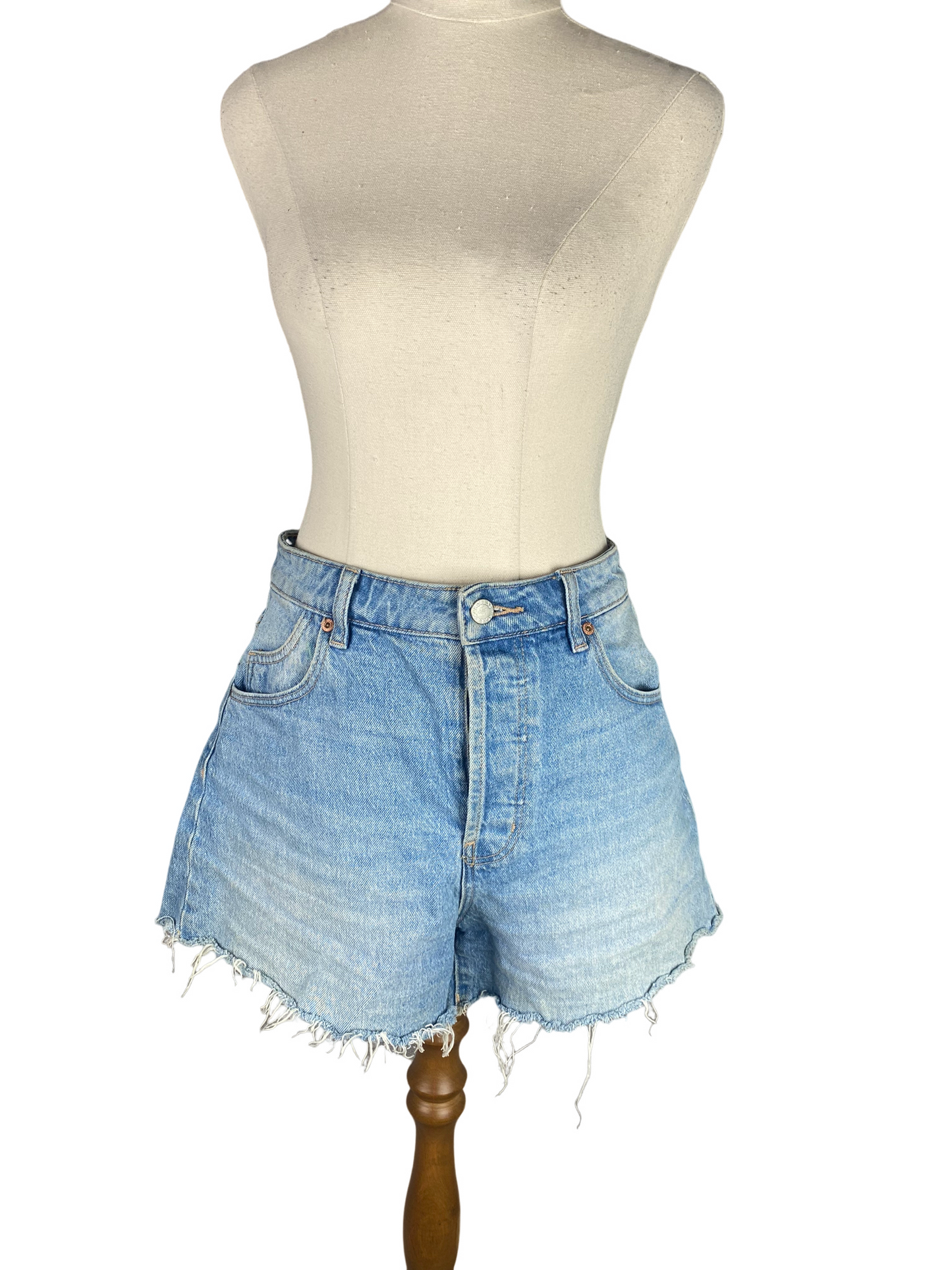 Rollas high-rise cut-off shorts | size 10