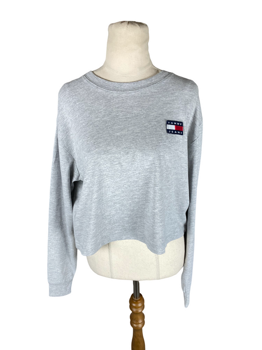 Tommy Hilfiger grey long sleeve top | size 10