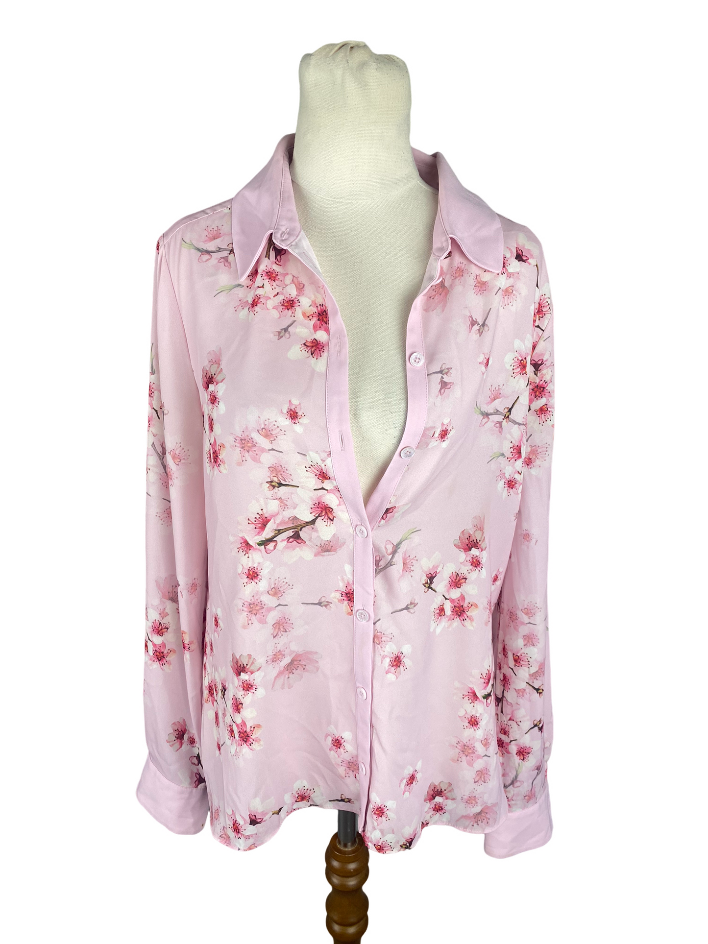 Ted Baker pink floral shirt | size 10