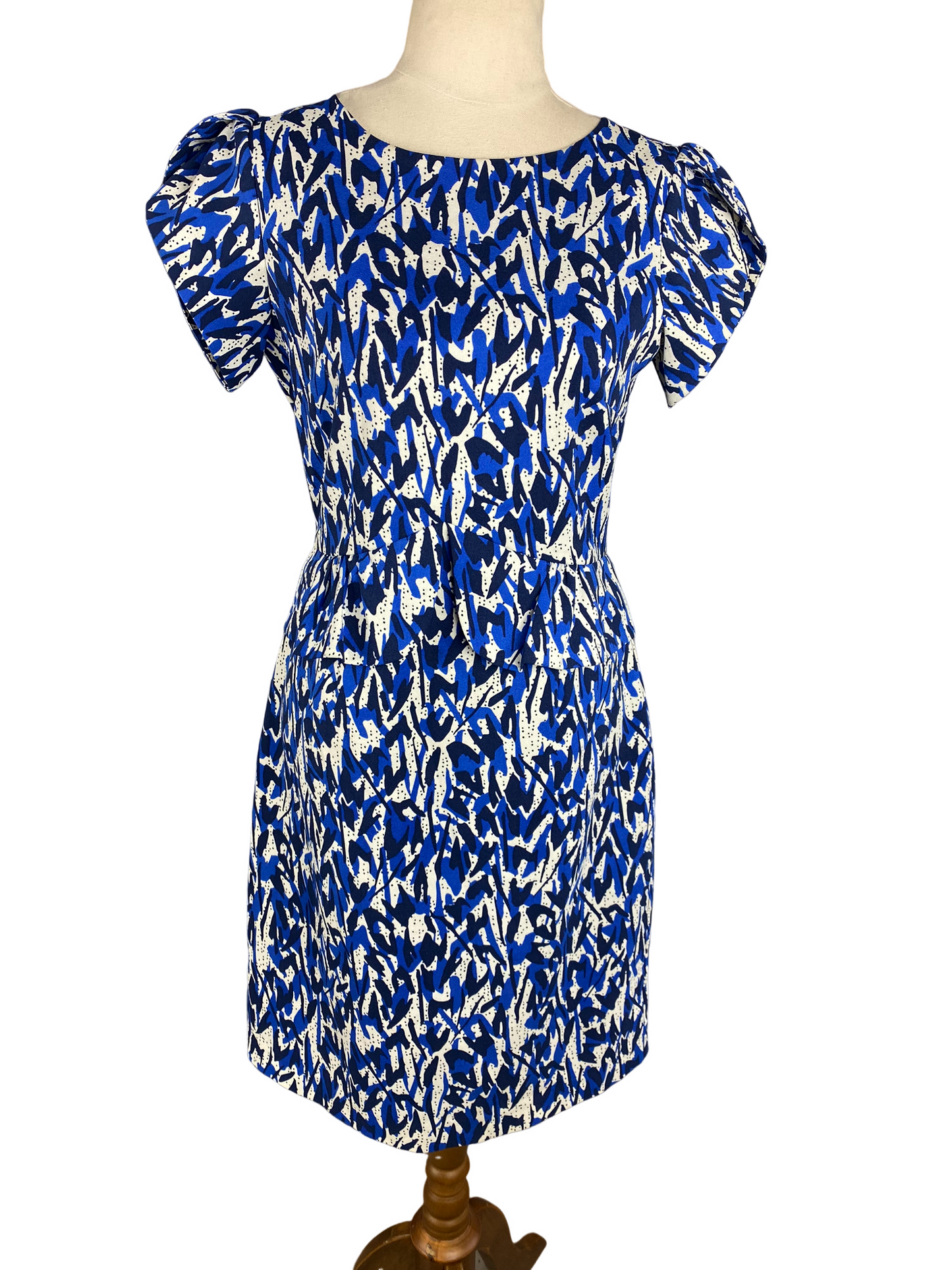 Karen Walker blue pattern dress | size 6