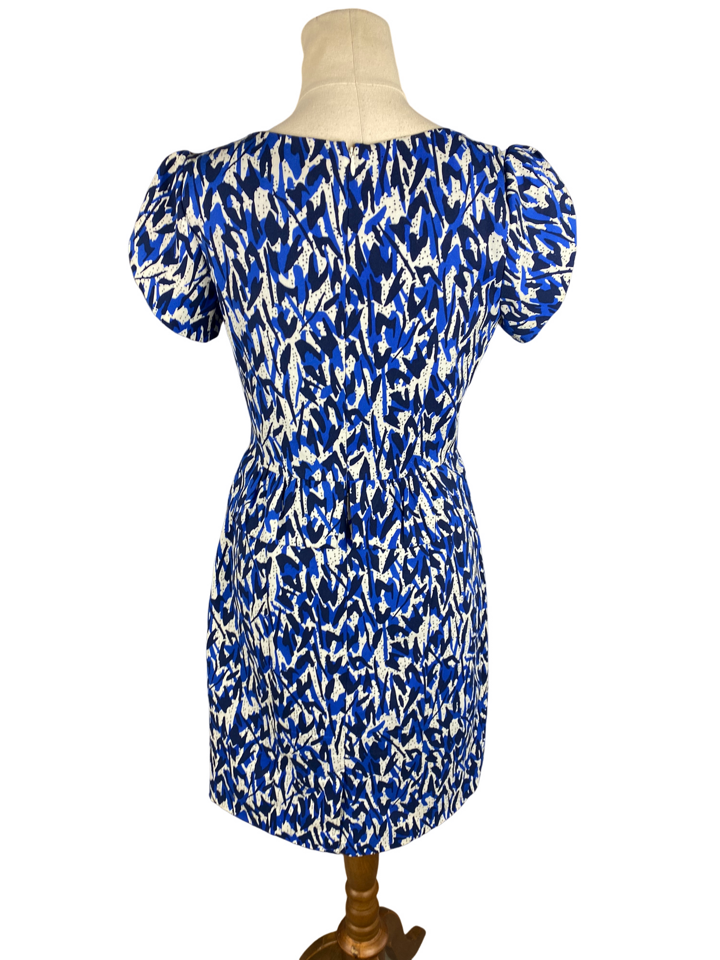 Karen Walker blue pattern dress | size 6