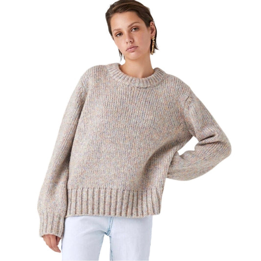 Steele wool blend multi colour knit jumper | size 8-10 RRP $270