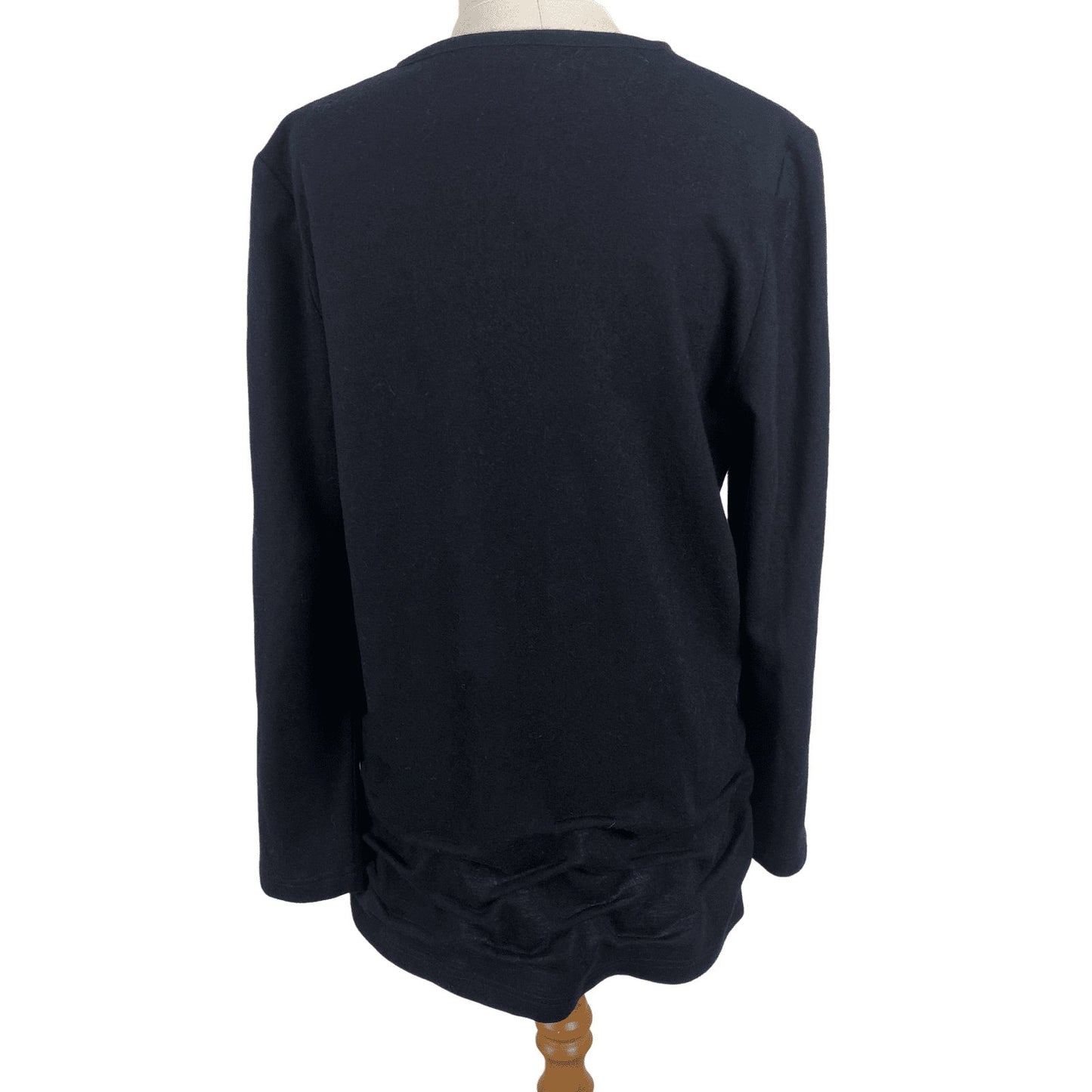 Jane Daniels wool ruffle top | size 12 made in NZ rrp $360