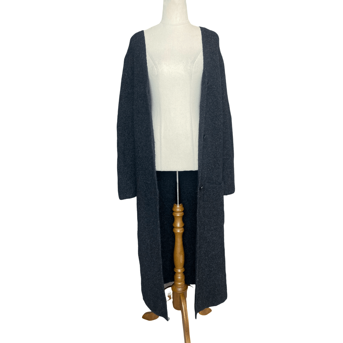 COS maxi alpaca + wool cardigan | size 8