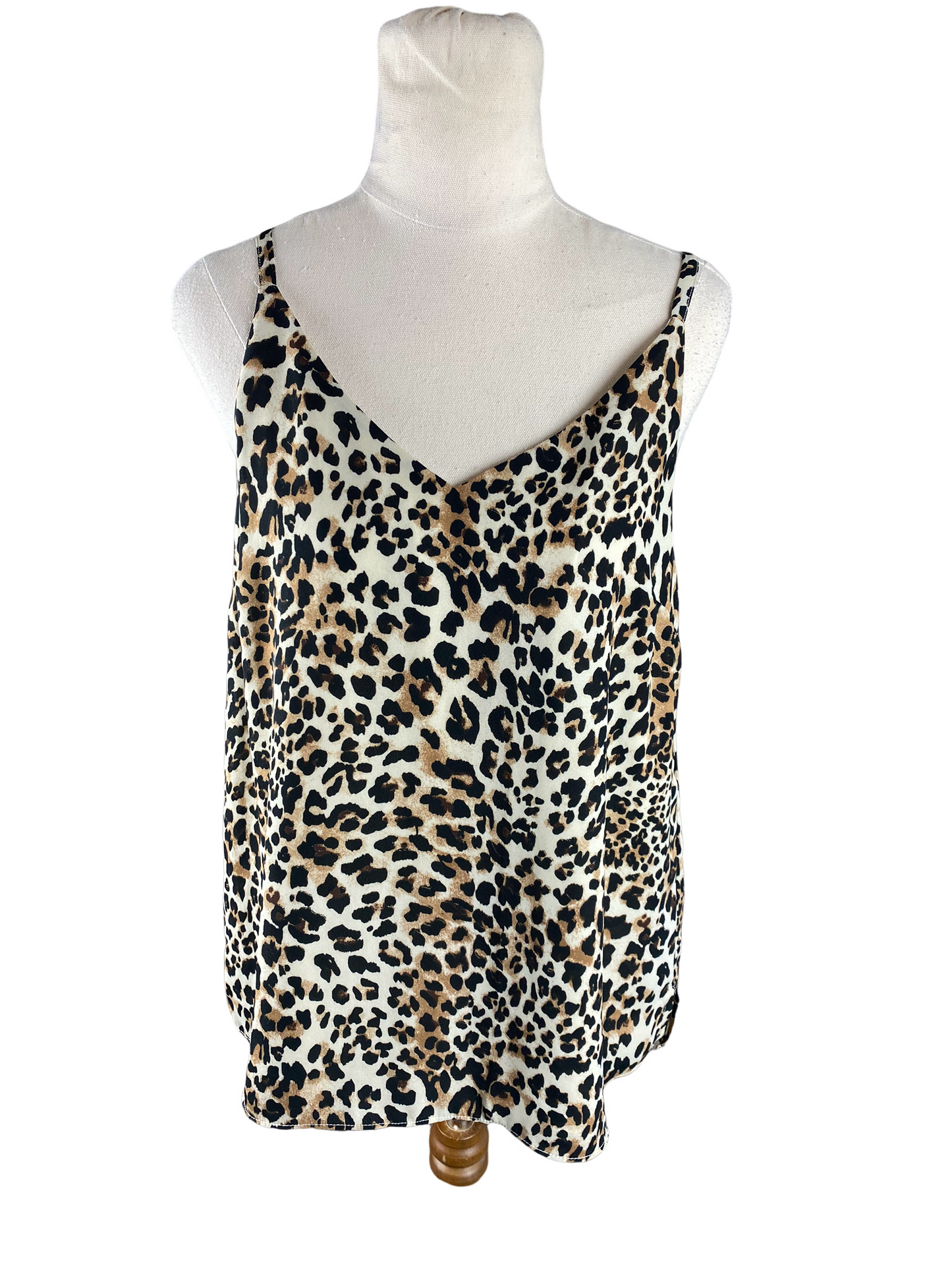 Decjuba leopard skin top | size 8