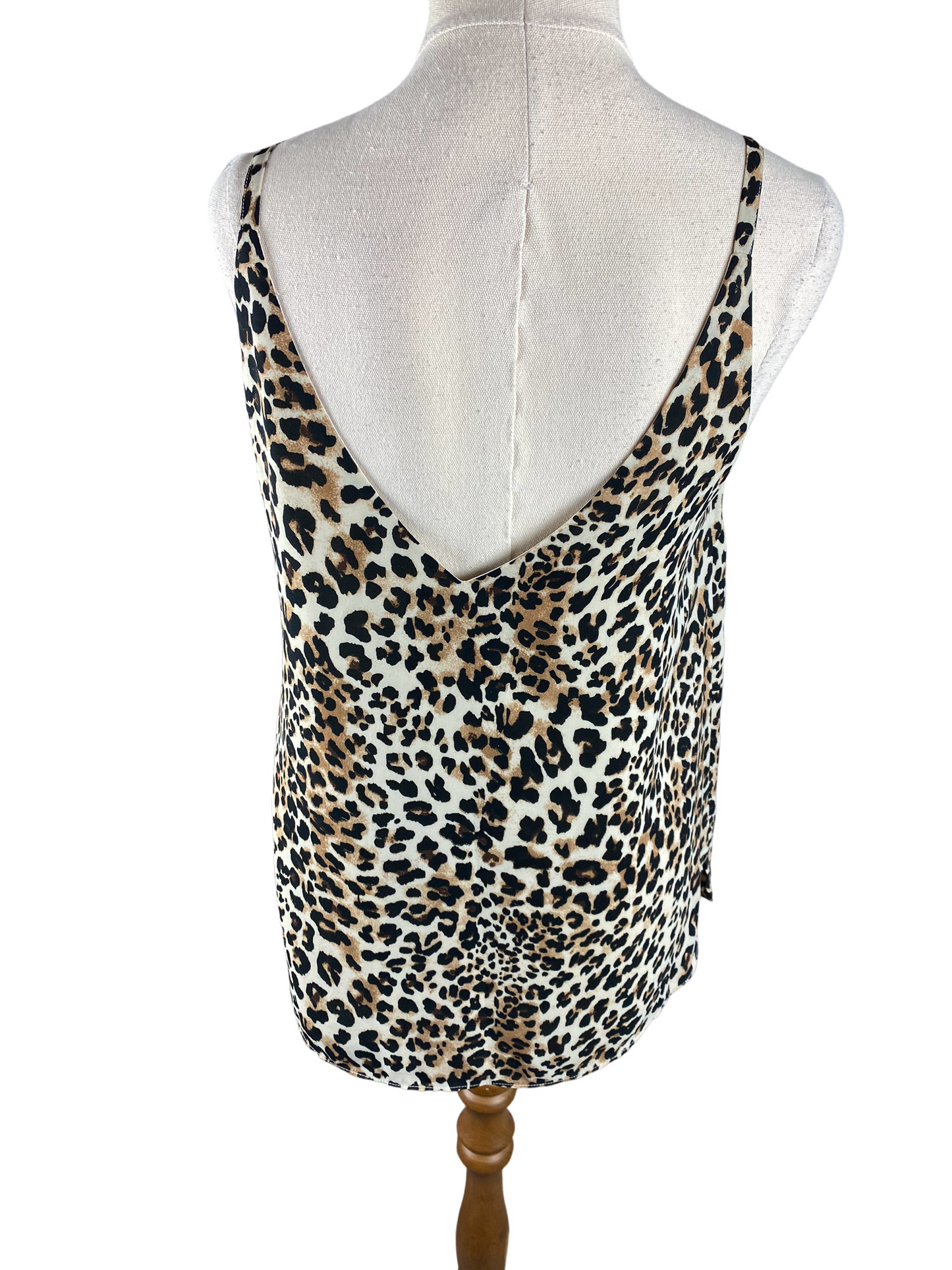 Decjuba leopard skin top | size 8