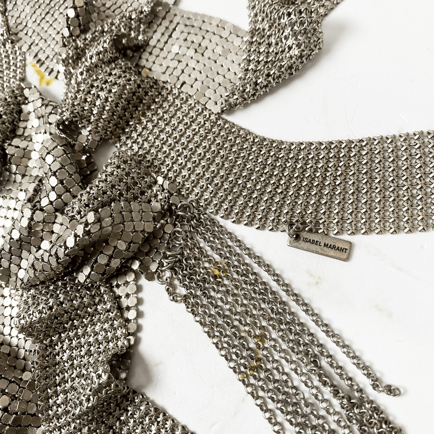 Isabel Marant x H&M chainmail silver necklace | 192cm