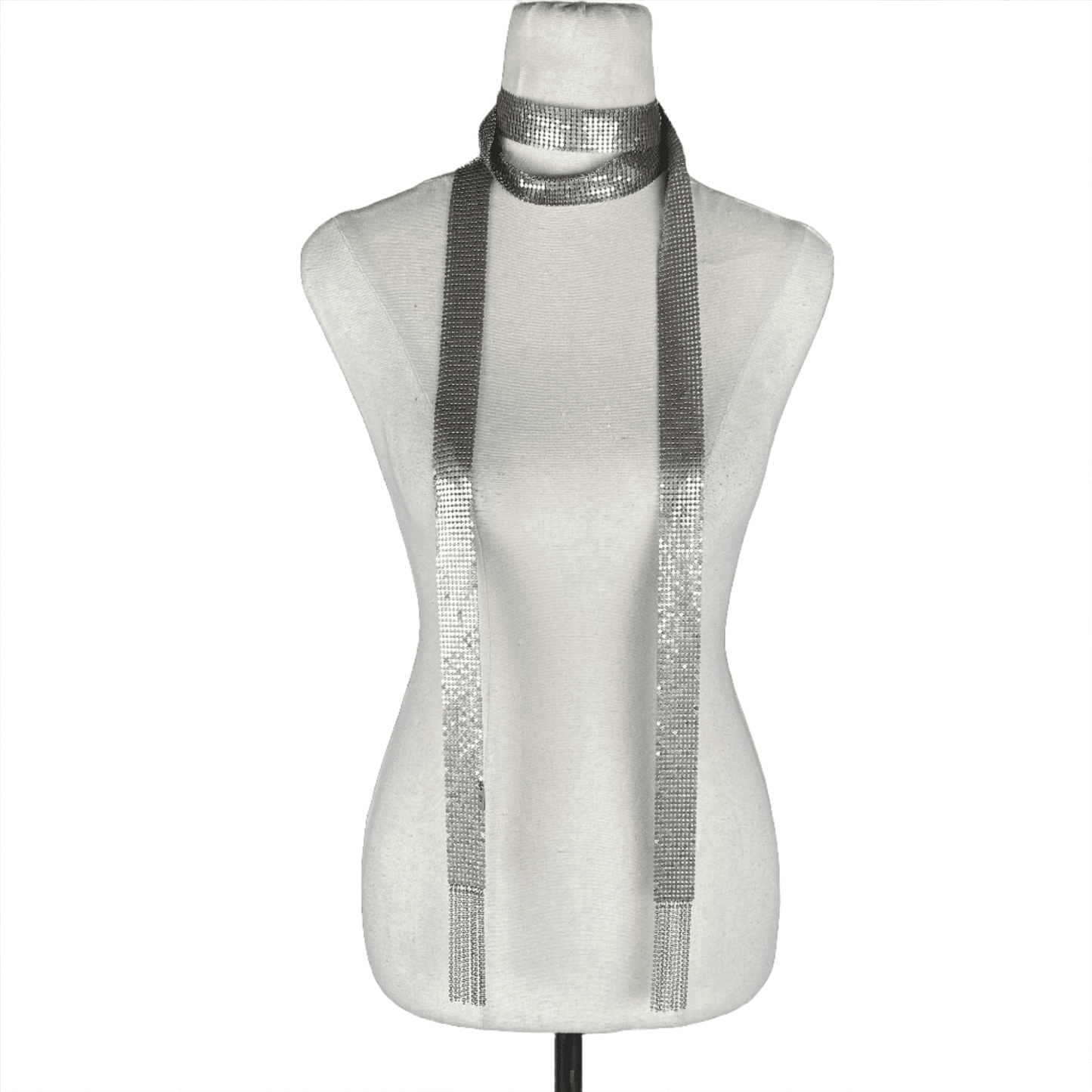 Isabel Marant x H&M chainmail silver necklace | 192cm