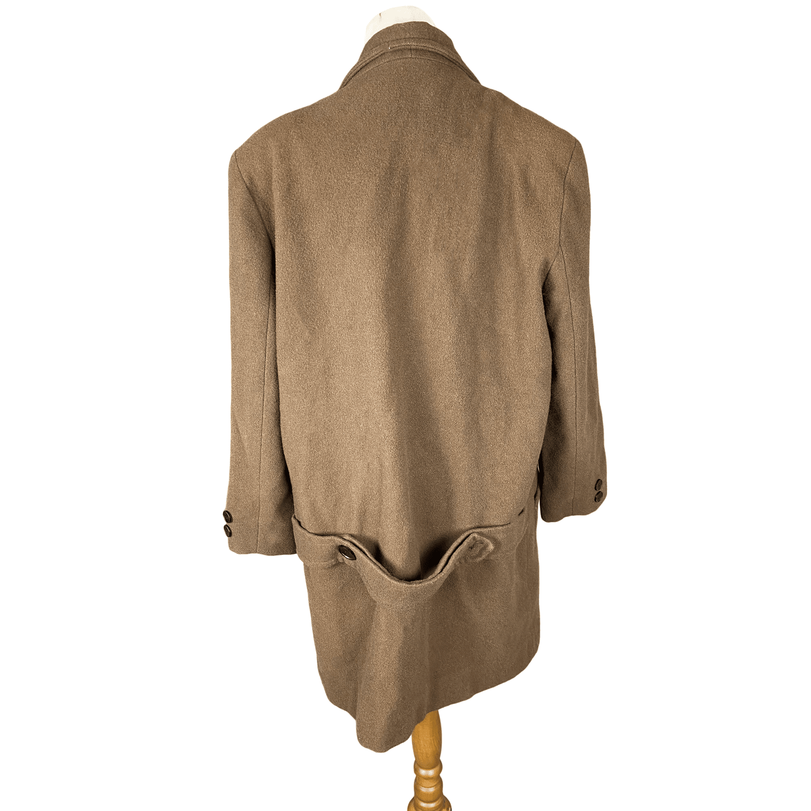 Coat Couture by Peppertree vintage chocolate brown wool coat | size 12-14