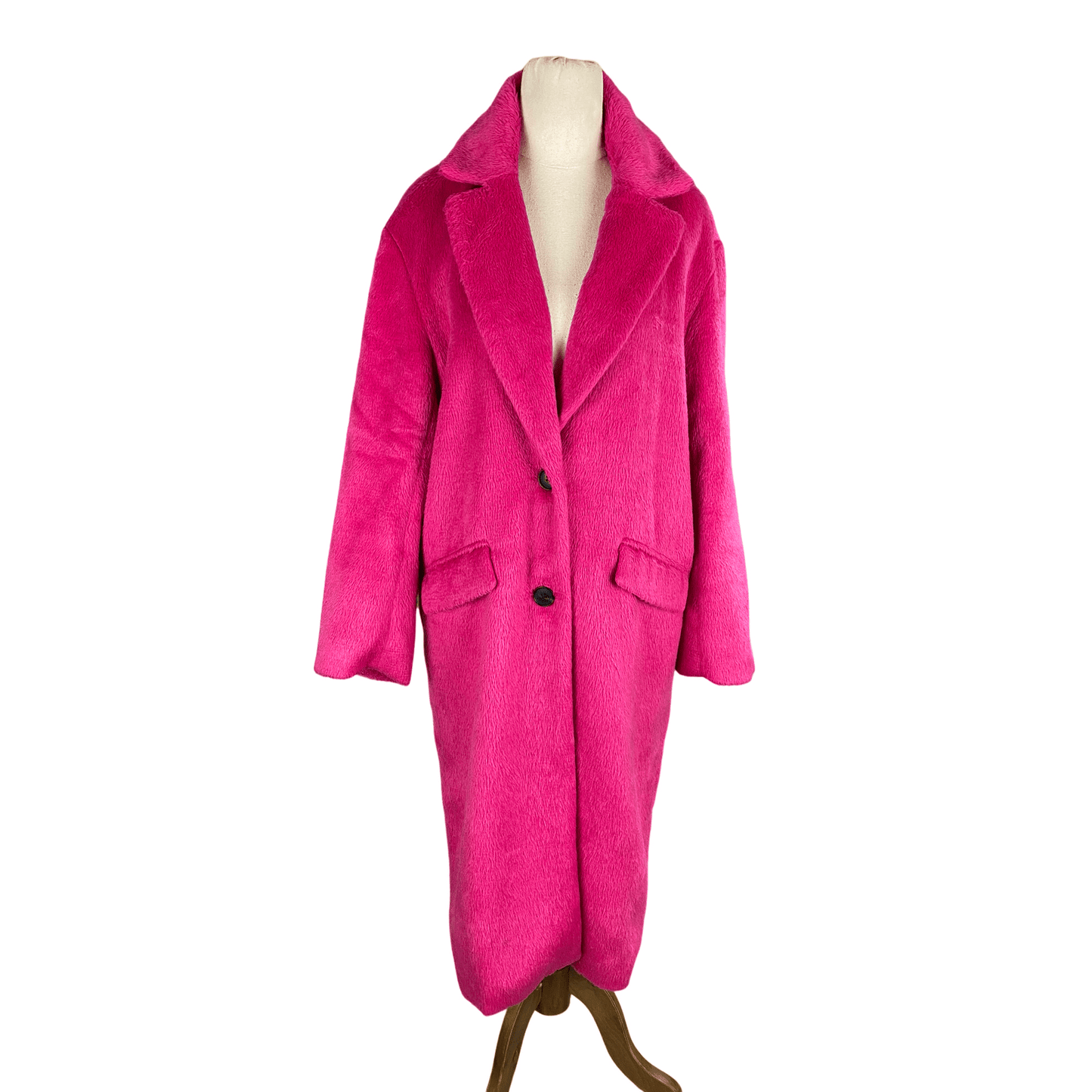 Decjuba faux fur coat | size 12 medium