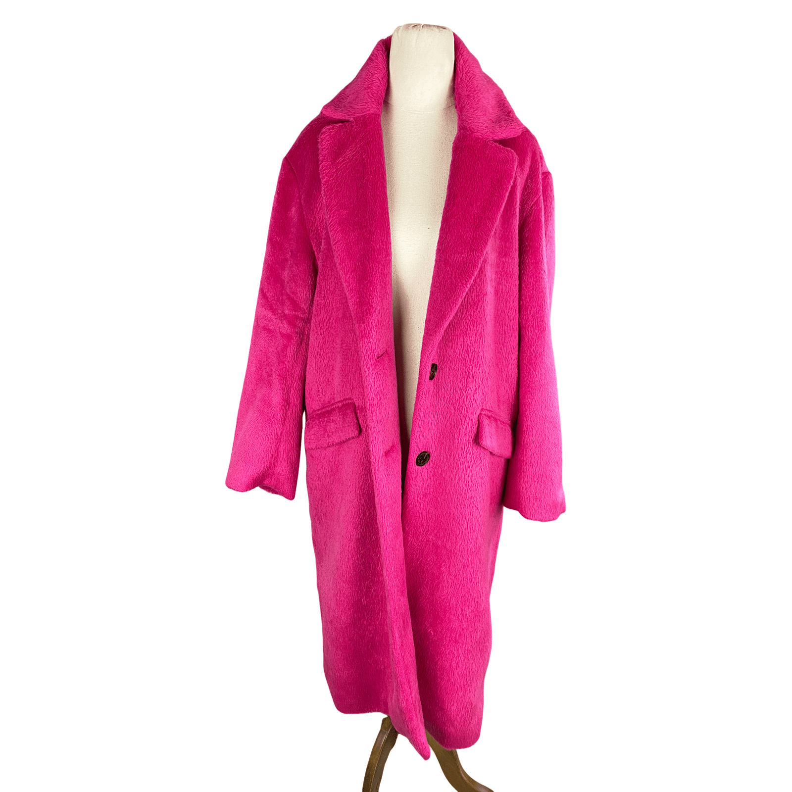 Decjuba faux fur coat | size 12 medium