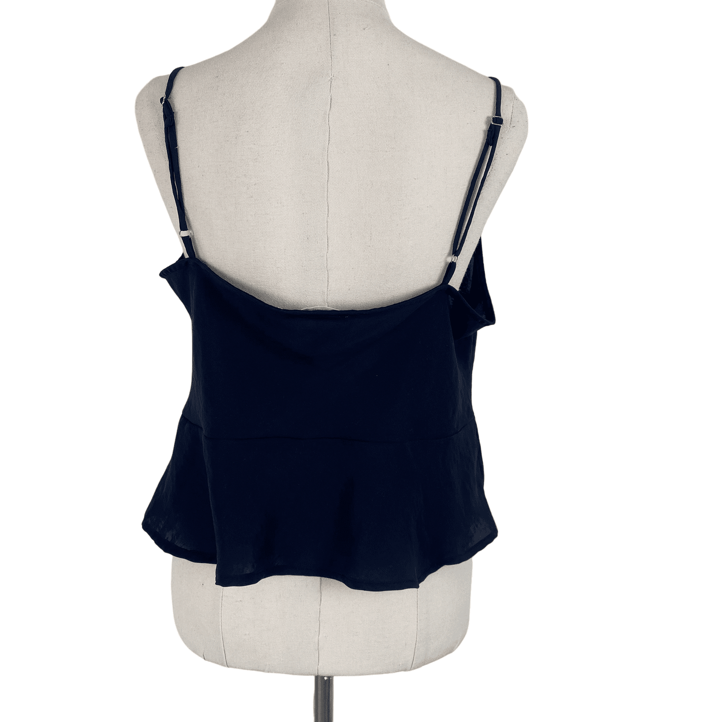 Ruby black ruffle sleeveless singlet | size 10