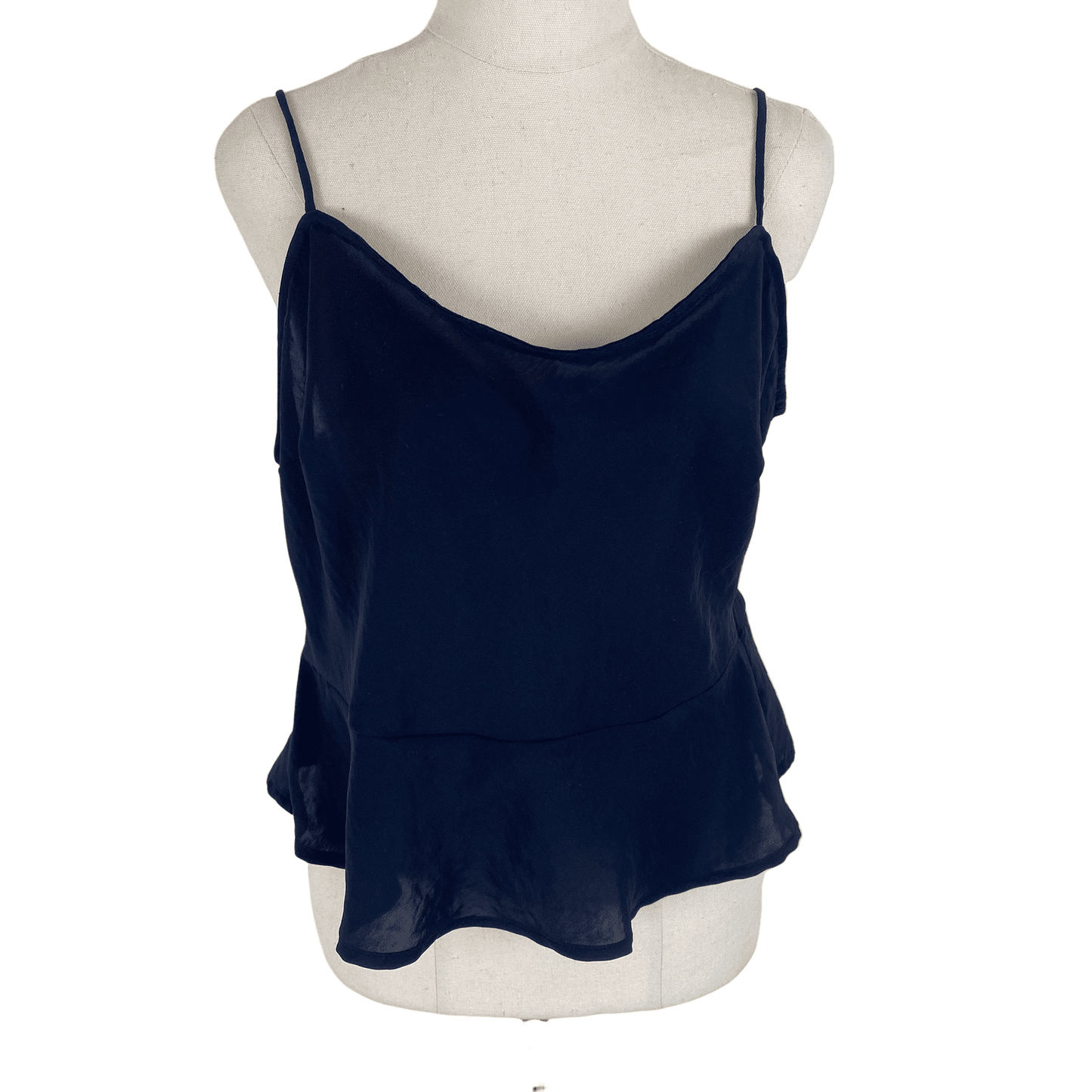 Ruby black ruffle sleeveless singlet | size 10 – the thrift store