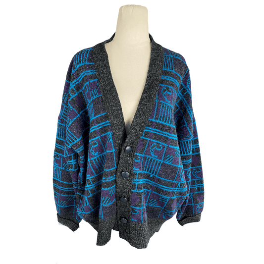 Rage vintage wool-blend cardigan | size 16