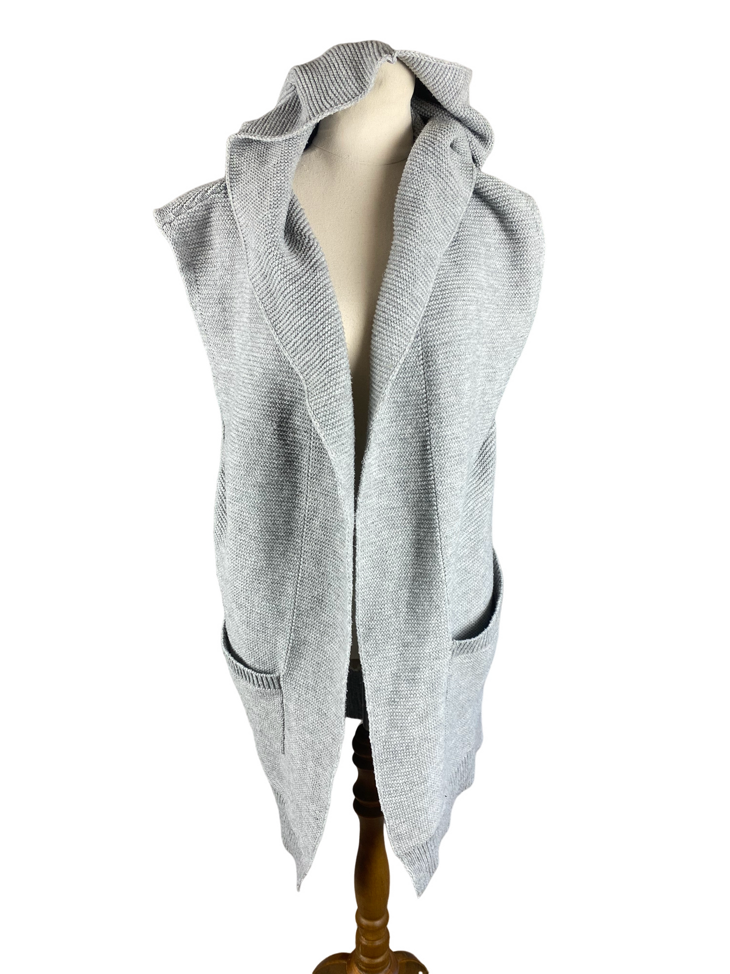 Mirrou grey sleeveless jacket | size extra large