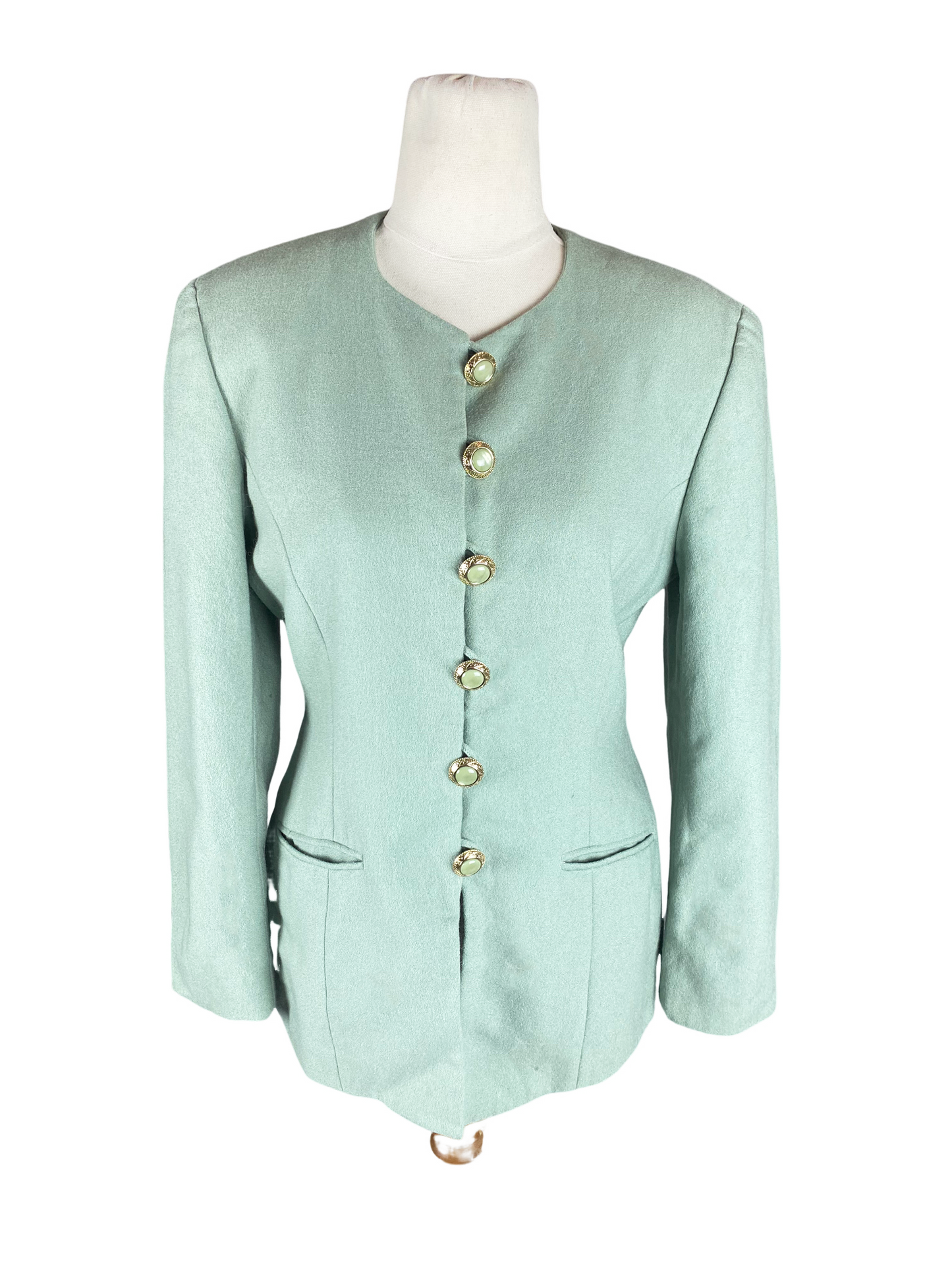 Lucile pastel wool vintage jacket | size 8
