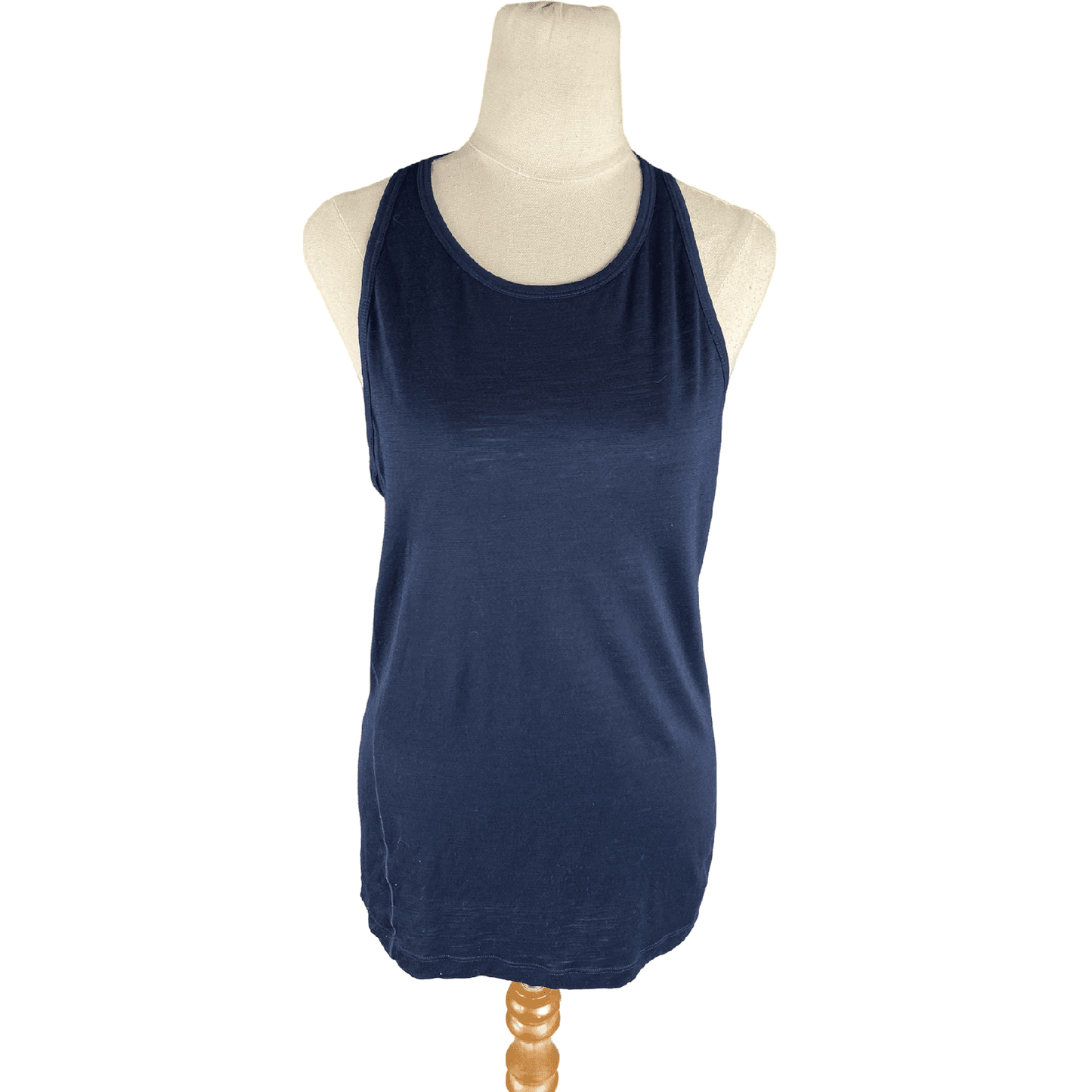 Icebreaker merino navy tank | size small